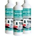 Caravan und Wohnmobil Reiniger 1 Liter - Wohnwagen Reinigungsmittel Caravan mühelos reinigen - Menge:3 - Hotrega