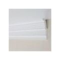 Proviston - Stuckleiste Polystyrol 36 x 99 x 2000 mm Weiß Deckenleiste Überstreichbar Einfache Montage Hochwertig Stabil und Leicht 30 Meter - Weiß