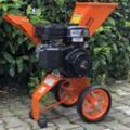 Forest Master - Benzin Häcksler 6 ps 4-Takt Motor 208 ccm Ast Laub Holz Garten-Häcksler Garten-Schredder Motor-Häcksler Trommelhäcksler