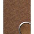 Wandpaneel Metalloptik Wallface 26523 oxidized Wandverkleidung glatt im Vintage Look Rost-Optik selbstklebend abriebfest kupfer-braun 2,6 m2 - braun