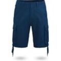 normani Bermudas Herren Shorts Kalahari Vintage Shorts kurze Sommershorts mit Cargotaschen aus 100% Bio-Baumwolle
