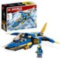 LEGO® Konstruktionsspielsteine Jays Donner-Jet EVO (71784), LEGO® NINJAGO, (146 St), Made in Europe, bunt