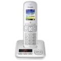 Panasonic KX-TGH720GG Schnurloses Telefon mit Anrufbeantworter silber