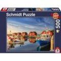 Schmidt Fischereihafen Weiße Wiek Puzzle, 500 Teile