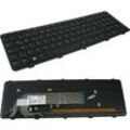Original Tastatur mit Hintergrundbeleuchtung Notebook Keyboard Austausch Deutsch qwertz für hp Probook 455-G2 470-G0 470-G1 470-G2 F200 (Deutsches