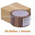 Klebeband Reinex Packband PP braun 48 mm x 66 m Karton 36 Rollen, vielseitig einsetzbares Paketklebeband