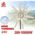 10000W 10 Klingen Wind Turbine mppt Controller Kleine Wind Turbine Für Hause Fabrik Verwenden Niedrigen noise Hohe Effizienz - 24V