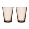 Iittala - Kartio Trinkglas 40 cl, leinen (2er-Set)