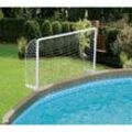 Summer Waves - Pool Wasserball Set mit Tor Frame Pool Zubehör Weiß 110x20x95 cm