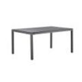 Solpuri Classic Dining Lounge Tisch 240x100 cm Aluminium Höhe 70 cm Stone Walnut/Anthracite Keramik/Aluminium
