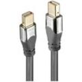 LINDY Anschlusskabel Mini DisplayPort Stecker, Mini DisplayPort Stecker 2.00 m Grau 36307 DisplayPort-Kabel