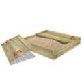 BuddyBox Sandkasten mit Deckel 160x160x29 cm