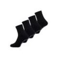 NUR DER Herren Basicsocken Stopper Socke 4er Pack