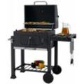 Trendline - Holzkohlegrill Montreal Grillwagen Grill bbq Kohlegrill Gartengrill