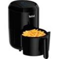 Tefal Heißluftfritteuse EY3018 Easy Fry Compact, 1030 W, Kapazität: 1,6 L, 6 Kochprogramme, Timer, gesund ohne Fett/Öl, schwarz