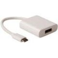 ACT SB0020 1 x USB C-Stecker auf 1 x DVI-Female Display-Port-Konverter Schwarz