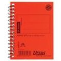 Ursus Style Notizbuch Spezial Kariert Spiralbindung Pressspan Orange Nicht perforiert 96 Seiten