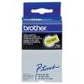 Brother TC-601 Authentic Schriftband Selbstklebend Schwarzer Druck auf Gelb 12 mm x 7.7m