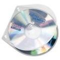 Veloflex CD Hüllen 436500 Transparent 12,5 x 0,4 x 12,5 cm 10 Stück