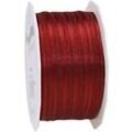 PRAESENT Organza 4831050-018 Bordeaux 10 mm x 50 m 1 Stück