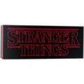 Stranger Things Leuchte Logo schwarz/rot, usb- oder batteriebetrieben, in Geschenkverpackung.