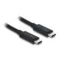 DeLOCK Thunderbolt 3 USB-C-Stecker Kabel 3A 2,0 m schwarz