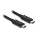 DeLOCK Thunderbolt 3 USB-C-Stecker Kabel 5A 0,5 m schwarz