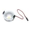 LED-Einbaustrahler 5W 3000K 485lm ws mt Konv 1LED IP44 SR45-LED4,8WWWWEIß - Hera