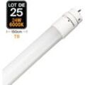 25 Tubes Neon led 25W 150cm T8 Blanc Froid 6000K Gamme Pro