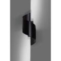 Licht-erlebnisse - Up Down Wandlampe Schwarz Metall Modern Design indirektes Licht Flur Wohnzimmer - Schwarz