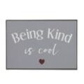 IB Laursen Metallschild Being kind is cool, 20 x 14 cm