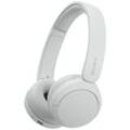 Sony WH-CH520 On Ear Headset Bluetooth® Stereo Weiß Mikrofon-Rauschunterdrückung Batterieladeanzeige, Headset, Klang-Personalisierung, Lautstärkeregelung,