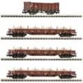 Fleischmann 6660013 N 4er Set Abraumzugwagen der DR