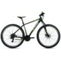 KS Cycling Mountainbike Hardtail 29'' Morzine schwarz-grün 48 cm