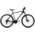 KS Cycling Mountainbike Hardtail 27,5'' Morzine schwarz-rot RH 48 cm
