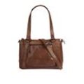 Spikes & Sparrow Handtasche Damen Leder, cognac