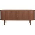 Vintage-Sideboard aus dunklem Holz mit 2 Schiebetüren B160 cm EPIC