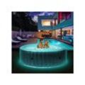 Miweba MSpa Whirlpool Comfort Starry C-ST061, Whirlpool aufblasbar mit LED-Licht, 6 Personen