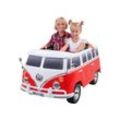 Kinder-Elektroauto VW Bus Bulli T1 Samba Camper (Weiß/Rot)