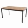 MWH Alutapo Dining Tisch Aluminium/Teak Braun/Iron Grey Teak/Aluminium