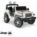 Sweeek - Elektroauto für Kinder 12V - jeep Wrangler Rubicon - Weiß