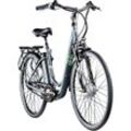 Green 3.7 E Bike Damen 28 Zoll Pedelec 7 Gang Elektrofahrrad ab 150 cm Damenfahrrad retro Hollandrad