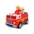 Kinder-Elektro-Feuerwehrauto LL911, 2-Sitzer, Sirene, Spritze, EVA-Reifen, 90 Watt, Fernbedienung