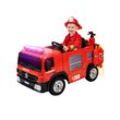 Kinder-Elektro-Feuerwehrauto SX1818, Spritze, Sirene, Blaulicht, 70 Watt, Servolenkung, Bluetooth