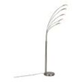 Stehlampe Stahl inkl. led mit Touch-Dimmer - Sixties Trento - Stahl