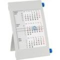 Tischkalender Drehkalender 2024/2025 grau/blau