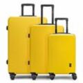 Redolz Essentials 09 3-SET 4 Rollen Kofferset 3-teilig yellow 2