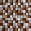 Mosaikfliese Rustica Maxi 30 x 30 cm rot-braun Steinmaß: ca. 2,3 x 2,3 cm