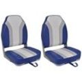 Maisonchic - Klappbare Bootssitze 2er Set Wohnzimmerstuhl Stuhl für Esszimmer Wohnzimmer & Schlafzimmer mit hoher Rückenlehne DE45044