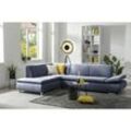 Max Winzer Terrence Ecksofa links mit Sofa 2,5-Sitzer rechts blau